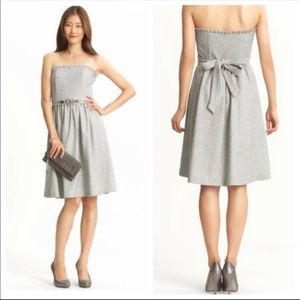 Banana Republic Wool strapless dress